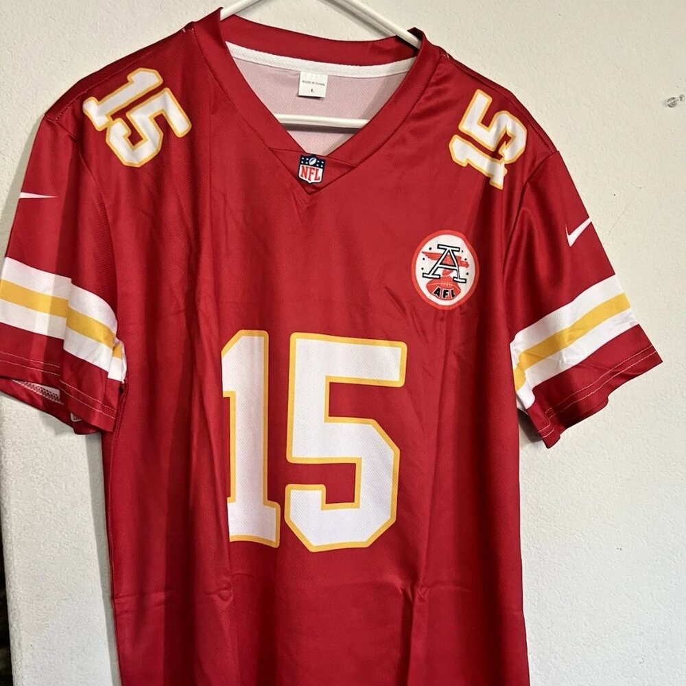 PATRICK MAHOMES #15 Kansas City Chiefs Home Men's Shirt Size Large - BNWT